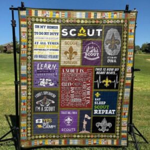 Scout Forerer Quilt Blanket No96  Quilt